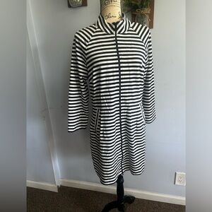 Cabi jacket coat dress full zip spandex A lined preppy professional office‎